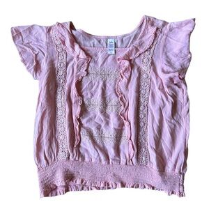 Justice Pink Blouse